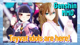 [Genshin  MMD]  Teyvat idols are here!