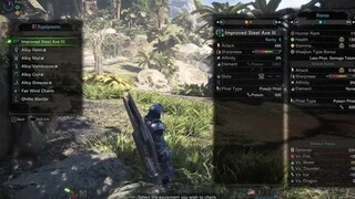 Monster hunter world Great Jagras solo SWitch axe