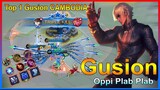 YOU CAN NERF GUSION BUT YOU CAN'T NERF PRO PLAYER MOONTON! | Oppi Plab Plab Top 1 CAMBODIA GUSION~ML