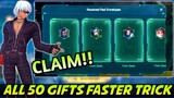 FASTER WAY TO CLAIM ALL SKINS FROM V.E.N.O.M. SQUAD GIFT EVENT | MOBILE LEGENDS