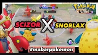 SCIZOR X SNORLAX ❗MABAR POKEMON UNITE BARENG KREATOR BSTATION