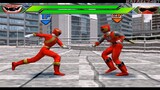Ninpu Sentai Hurricaneger PS1 (Gao Red) vs (Hurricane Red) HD