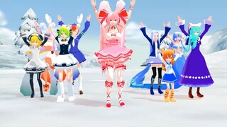 【MMD di gi charat】プリンセススクールでエージェント夜を往く