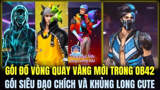 (Free Fire) Vòng Quay Vàng Mới Đồ Siêu Đẹp, Gói Siêu Đạo Chích Bóng Ma Và Gói Khủng Long Cute Mới