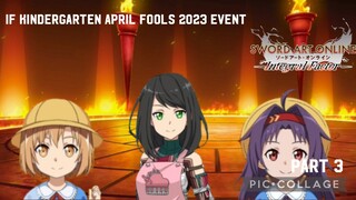 Sword Art Online Integral Factor: IF Kindergarten April Fools 2023 Event Part 3