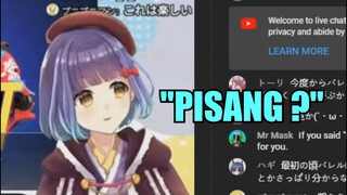 I ask Vtuber to said "Pisang" and draw fan art for her - (Hanabishi sarasa)