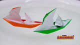 [DIY] Origami perahu yang bisa dimainkan di atas air!