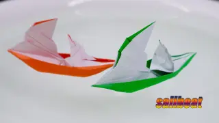 How To Make A Paper Sailboat | Paper Folding