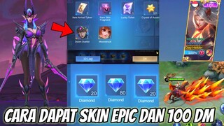 CARA DAPAT SKIN EPIC KARINA SHINING STAR DAN INSTAN DAPAT 100 DIAMOND PERTAMA WEEKLY DIAMOND PASS