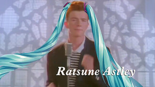 [MAD][Musik]Saat Miku Bertemu <Never Would Give You Up>...|Rick Astley