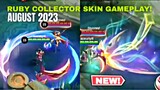 AUGUST 2023 RUBY COLLECTOR SKIN GAMEPLAY! MLBB