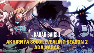 anime solo levealing bakal ada season ke 2 nya, kapan ya tayang