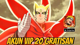 DAPET AKUN VIP 20 GRATIS FULL NINJA LR LANGSUNG TES PvP CROSS SERVER - NINDO FIRE WILL