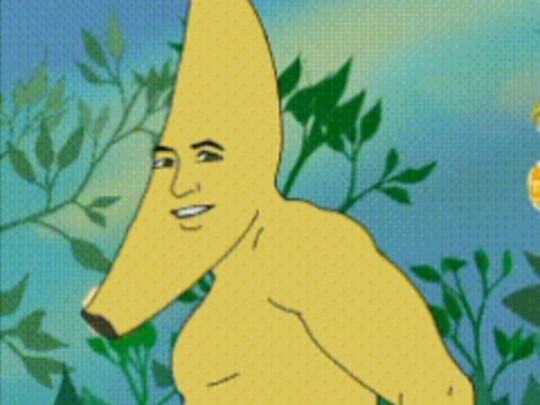 Big Banana, but in 2D animation.