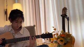 ทำไมฉันถึงเล่นเพลงดังระดับโลกที่แตกต่างจากเพลงอื่น? [Girls Fingerstyle] "Canon" ในคีย์ D