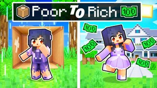 Aphmau's POOR To RICH Story In Minecraft!