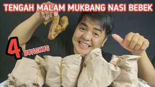 GOKIL!! MUKBANG NASI BEBEK 4 BUNGKUS TENGAH MALAM SEBELUM TIDUR 🔥 AUTO BEGAH