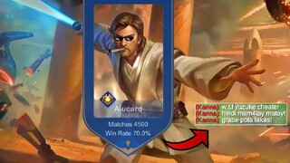 MY 4,500 MATCHES ALUCARD! | ENEMY TEAM SHOCKED! (HARD MATCH!)