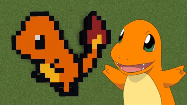 Build Simple Charmander Minecraft