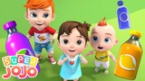 Baby JoJo‘s Rainbow Juice | Learn Colors, Fruits for Kids | Super JoJo Nursery Rhymes & Kids Songs
