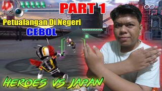 Ada Ultraman, Kamen Rider dan Gundam - Pertarungan Antar Galaksi Heroes Vs Japan PART 1