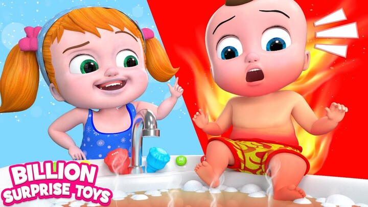 Anak-anak Bermain Tantangan Panas vs Dingin | Cerita lucu | Miliar Mainan Kejutan