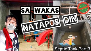 Tapos Na Ang Septic Tank | Part 3 /  NHA Pabahay / Pinugay Baras Rizal / Jake Vlog