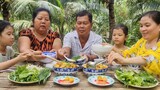 Cà Ri Ếch Nước Cốt Dừa Ăn Mừng Hai Cháu Được Đến Trường Trở Lại| TKQ & Family T763