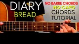 BREAD - DIARY CHORDS (EASY GUITAR TUTORIAL) for Acoustic Cover
