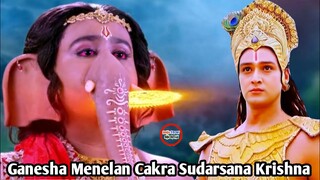 GANESHA MENELAN CAKRA SUDARSANA KRISHNA!!