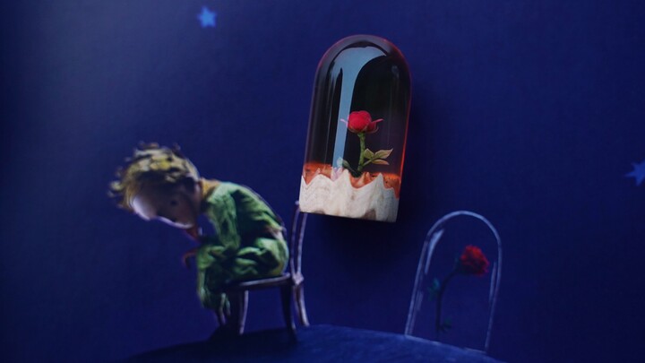 [DIY]DIY The Prince's rose with wood& resin|<Le Petit Prince>