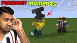 try Not To Laugh Gamers Minecraft Funniest Moments |Techno Gamerz, GamerFleet, KhatrnakIshan,IMBixu,
