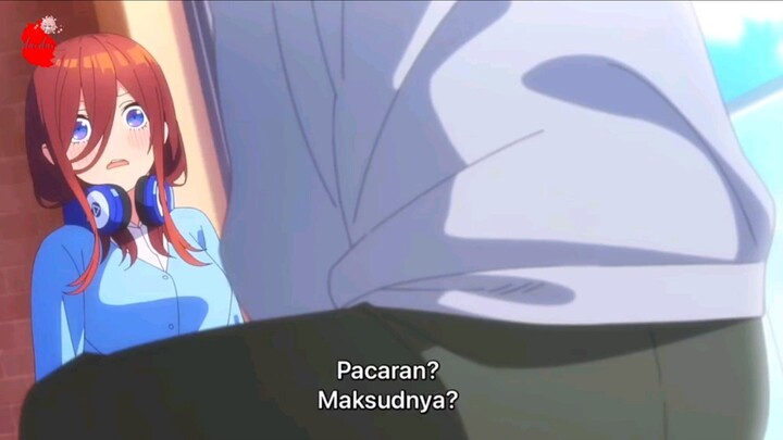 Miku; pacaran lah dengan ku 🤭 fuutarou Pacaran Maksudnya Menikahlah denganku😁