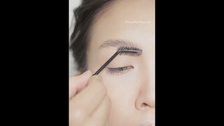 Cách vẽ lông mày gảy sợi siêu tự nhiên #hoanghamakeup