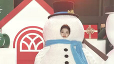 Help! How come the snowman can also be shot vertically?