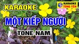 Karaoke Một Kiếp Người | Nhạc chế Chuyện Hoa Sim |Tone Nam | Karaoke Tùng Yên