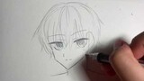 How to draw anime boy | easy anime drawing tutorial | no time lapse