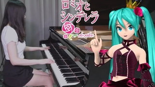 Hatsune Miku "Romeo and Cinderella" เปียโนของ Ru Hatsune Miku