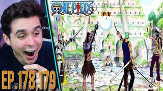 "DUDE HERE WE GO" One Piece Ep.178,179 Live Reaction!