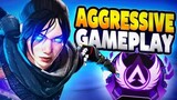 AGGRESSIVE MASTER RANK PRO GAMEPLAY | Apex Legends Mobile Gameplay