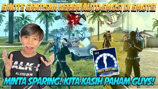 EMOTE GRATISAN LAGI NIH GUYS! KEREN BANGET!! AUTO TOXIC MUSUHNYA MALAH MINTA SPARING❗❗❗ WKWKWK