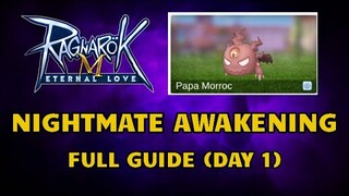 Nightmare Awakening Quest Full Guide Day 1 - Ragnarok M Eternal Love