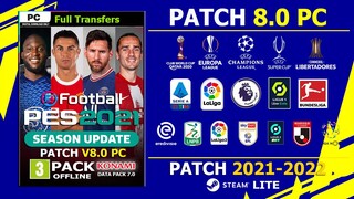 วิธีลง+วิธีใช้งาน eFootball PES 2021 PATCH V8.0 PC