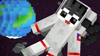 Flying INTO SPACE in Minecraft!