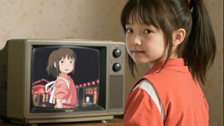 Nostalgia😭When Ghibli animation comes into reality, the live-action version is here!
