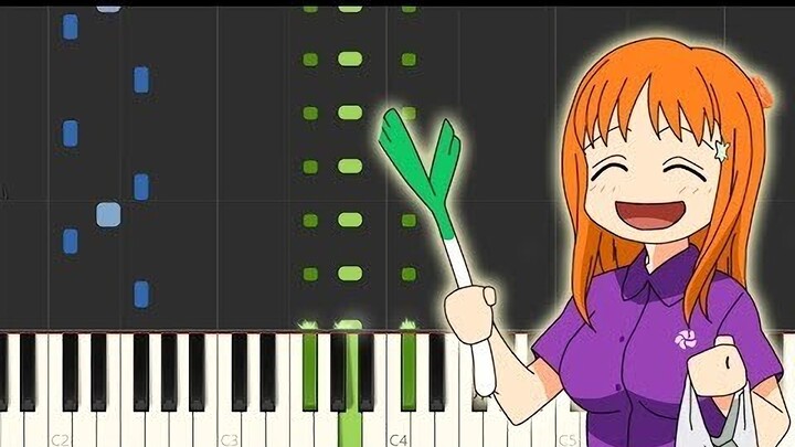 Ievan Polkka【Shake Onion Song】_Synthesia_Pure Piano