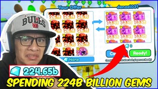 UBUSIN ang 224b BILLIONS GEMS ko para sa ‘DARK MATTER HELLISH AXOLOTL’ ROBLOX PET SIMULATOR X