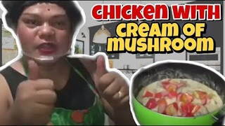 Chicken with Cream of Mushrooms,,Request ng mga Viewers pwede pang handa sa pasko ..#DidongVlog