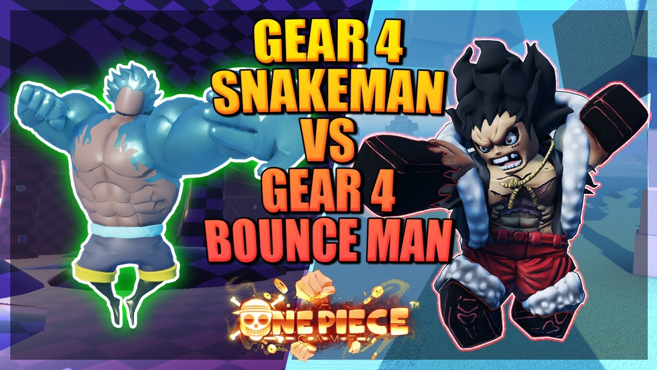 Gear 4 Snakeman vs Gear 4 Bounce Man - Full Showcase in A One ...