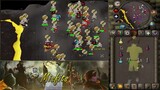 Misfits Dominates DEEP WILDERNESS OWNAGE PURE WAR vs Terror, Blunt Pures and Unwanted on OSRS